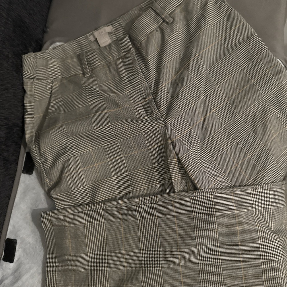 Plaid Pants Trousers